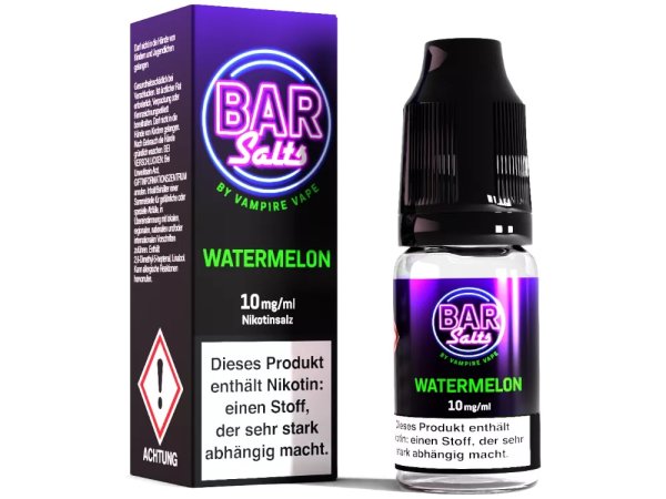 Vampire Vape - Bar Salts - Watermelon - Nikotinsalz Liquid