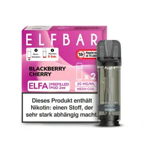 2x Elfbar ELFA Pod - Blackberry Cherry 20mg/ml