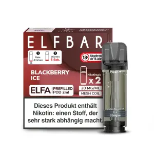 2x Elfbar ELFA Pod - Blackberry Ice 20mg/ml