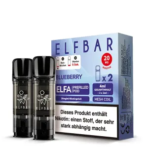 2x Elfbar ELFA Pod - Blueberry 20mg/ml