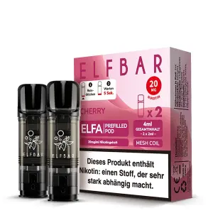 2x Elfbar ELFA Pod - Cherry 20mg/ml