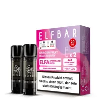 2x Elfbar ELFA Pod - Dragon Fruit Blackberry 20mg/ml