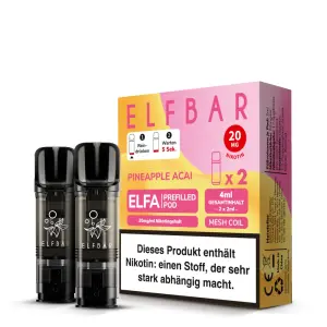 2x Elfbar ELFA Pod - Pineapple Acai 20mg/ml