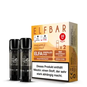2x Elfbar ELFA Pod - Pineapple Coconut  20mg/ml