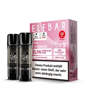 2x Elfbar ELFA Pod - Pink Lemonade 20m/ml