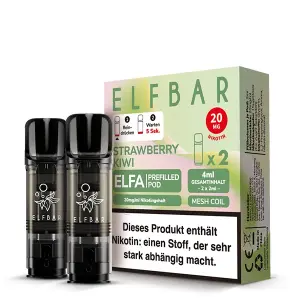 2x Elfbar ELFA Pod - Strawberry Kiwi 20mg/ml
