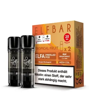 2x Elfbar ELFA Pod - Tropical Fruit 20mg/ml