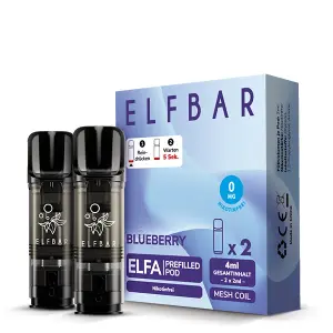 2x Elfbar ELFA Pod - Blueberry 0 mg/ml