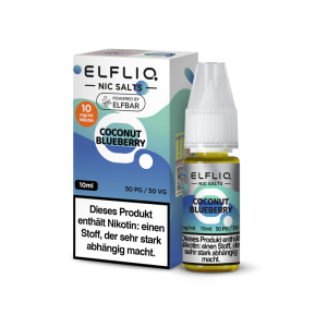 ELFLIQ Coconut Blueberry Nikotinsalz Liquid 10 ml