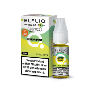 ELFLIQ Lemon Mint Nikotinsalz Liquid 10 ml