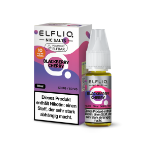 ELFLIQ Blackberry Cherry Nikotinsalz Liquid 10 ml