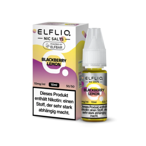 ELFLIQ Blackberry Lemon Nikotinsalz Liquid 10 ml