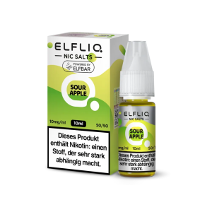ELFLIQ Sour Apple Nikotinsalz Liquid 10 ml