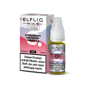 ELFLIQ Strawberry Raspberry Cherry Ice Nikotinsalz Liquid...