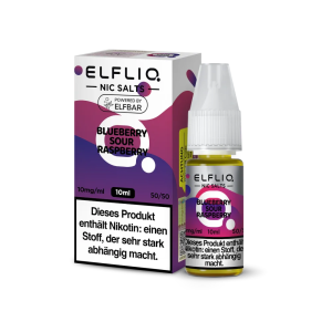 ELFLIQ Blueberry Sour Raspberry Nikotinsalz Liquid 10 ml