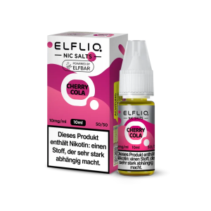 ELFLIQ Cherry Cola Nikotinsalz Liquid 10 ml