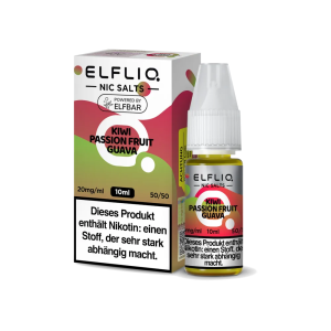 ELFLIQ Kiwi Passion Fruit Guava Nikotinsalz Liquid 10 ml