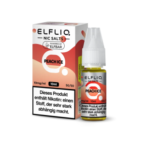 ELFLIQ Peach Ice Nikotinsalz Liquid 10 ml