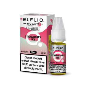 ELFLIQ Strawberry Ice Nikotinsalz Liquid 10 ml