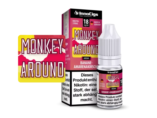 InnoCigs Monkey Around Bananen-Amarenakirsche Liquid 10ml
