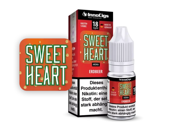InnoCigs Sweetheart Erdbeer Liquid 10ml