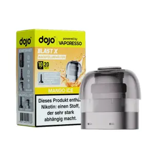 Dojo Blast X, Nachfüllbehälter, Mango Ice 20mg...