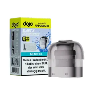 Dojo Blast X, Nachfüllbehälter, Menthol 20mg 10ml