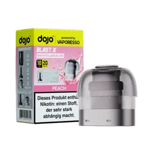 Dojo Blast X, Nachfüllbehälter, Peach 20mg 10ml