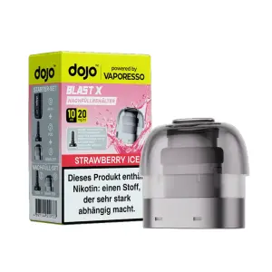 Dojo Blast X, Nachfüllbehälter, Strawberry Ice...