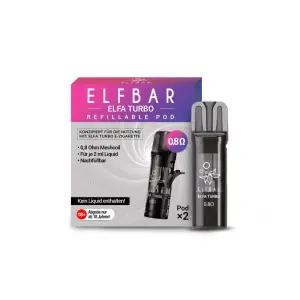 Elfbar Elfa Turbo Pod (2 Stück pro Packung) 0.8 Ohm