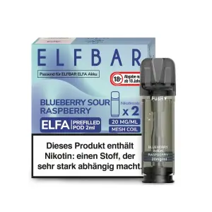 Elfbar Elfa Pod Blueberry Sour Raspberry  (2 Stück...