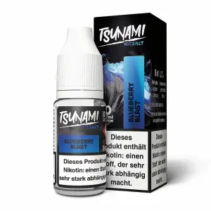 GermanFlavours Blueberry Blast Tsunami Nikotinsalz Liquid...