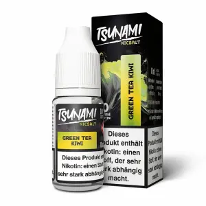 GermanFlavours Green Tea Kiwi Tsunami Nikotinsalz Liquid...