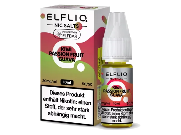 ELFLIQ - Kiwi Passion Fruit Guava - Nikotinsalz Liquid 20 mg/ml