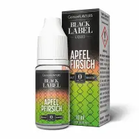 GermanFlavours Black Label - Apfel Pfirsich - E-Liquid - 10ml 0mg