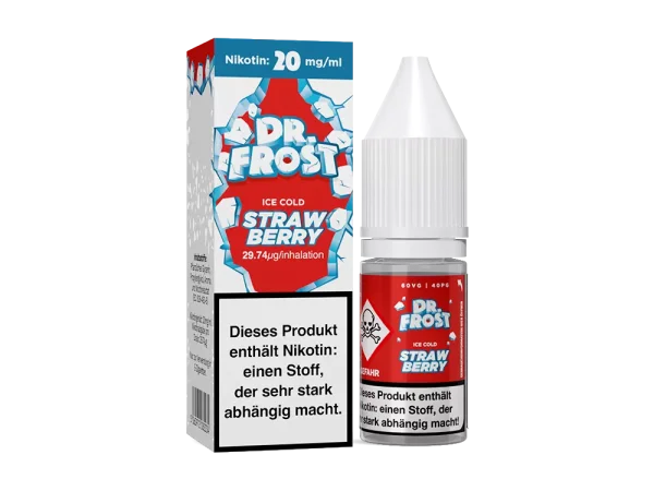 Dr. Frost - Ice Cold - Strawberry - Nikotinsalz Liquid