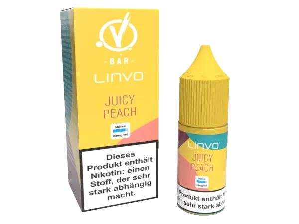Linvo - Juicy Peach - Nikotinsalz Liquid