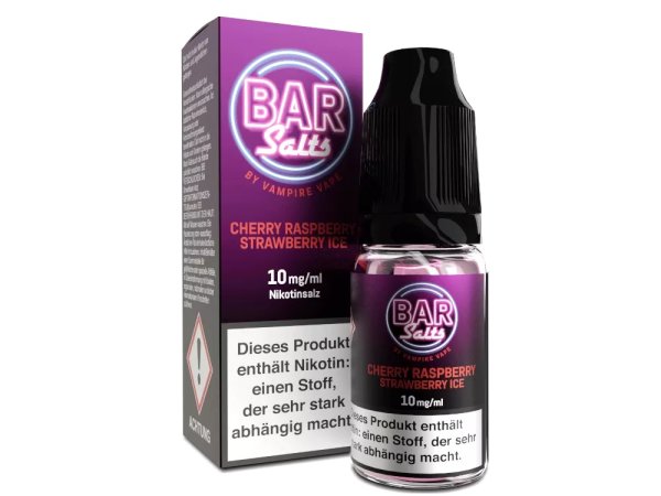 Vampire Vape - Bar Salts - Cherry Raspberry Strawberry Ice - Nikotinsalz Liquid