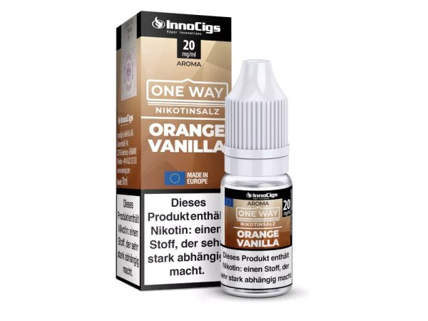 InnoCigs - One Way - Orange Vanilla - Nikotinsalz Liquid 10ml