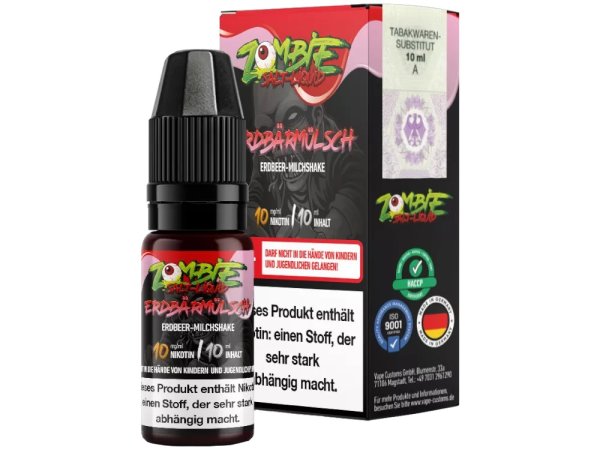 Zombie -Erdbärmülsch Nikotinsalz Liquid 10ml
