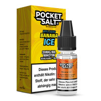POCKET SALT Banana Ice Nikotinsalz Liquid 10 ml