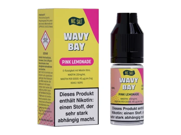 Wavy Bay Pink Lemonade - Nikotinsalz Liquid