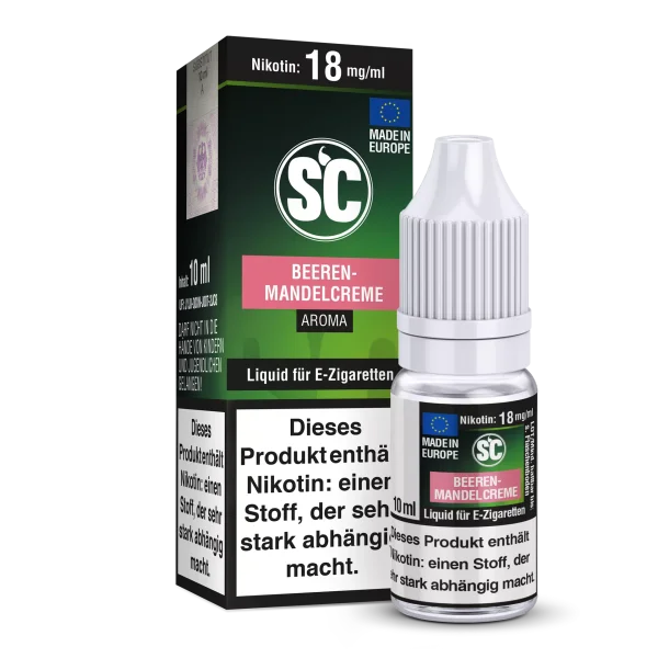 SC BEEREN-MANDELCREME E-ZIGARETTEN LIQUID 10ml