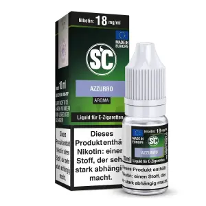 SC Blue (Azzurro) Minz-Kaugummi Liquid 10ml 12 mg/ml
