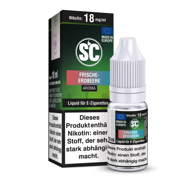 SC FRISCHE ERDBEERE E-ZIGARETTEN LIQUID 3 mg/ml