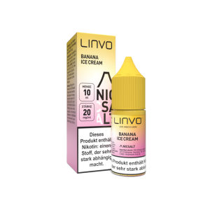 Linvo - Banana Ice Cream - Nikotinsalz Liquid 10ml