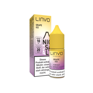 Linvo - Grape Ice - Nikotinsalz Liquid 10ml 20mg/ml