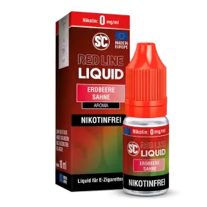 SC - Red Line - Erdbeere Sahne - Nikotinsalz Liquid 0mg/ml