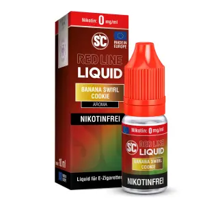 SC - Red Line - Banana Swirl Cookie - Nikotinsalz Liquid
