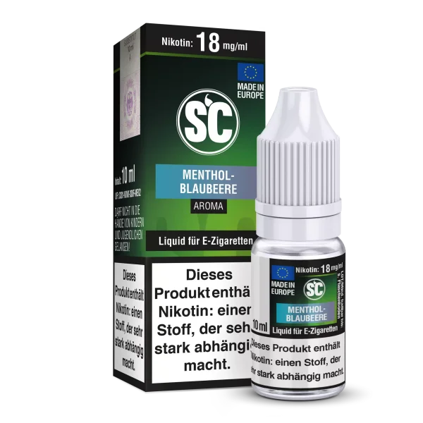 SC Menthol-Blaubeere Liquid 10ml 0 mg/ml